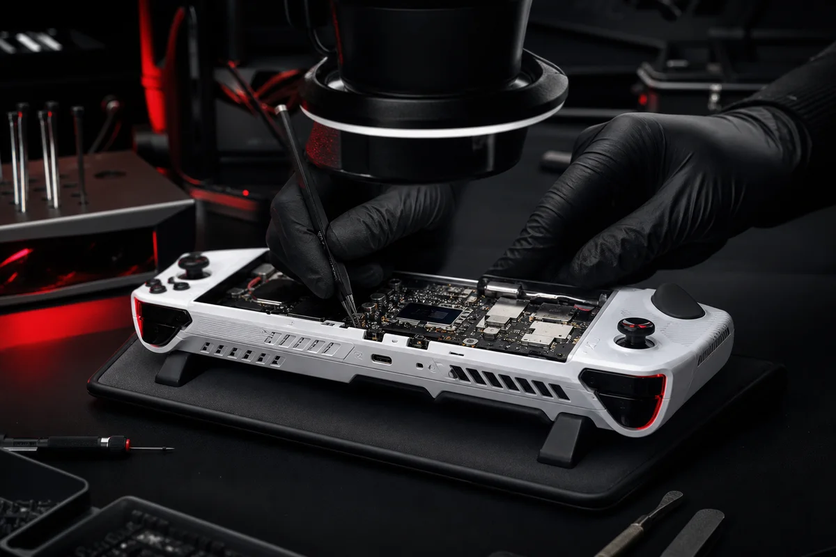 Проверяем USB-C и питание — диагностика ASUS ROG Ally