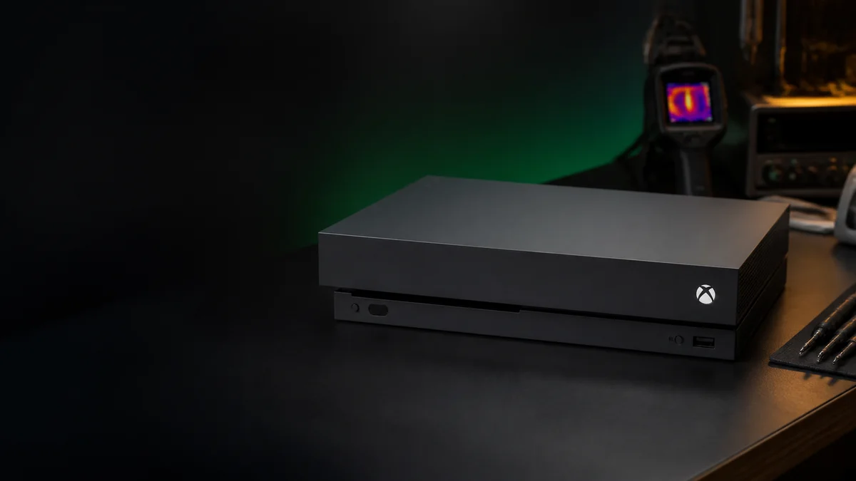 Xbox One X для внутренней чистки