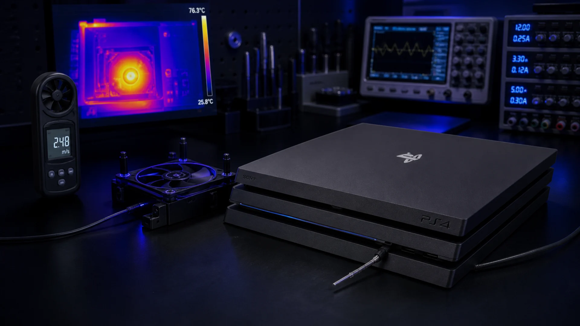 PS4 Pro на диагностике