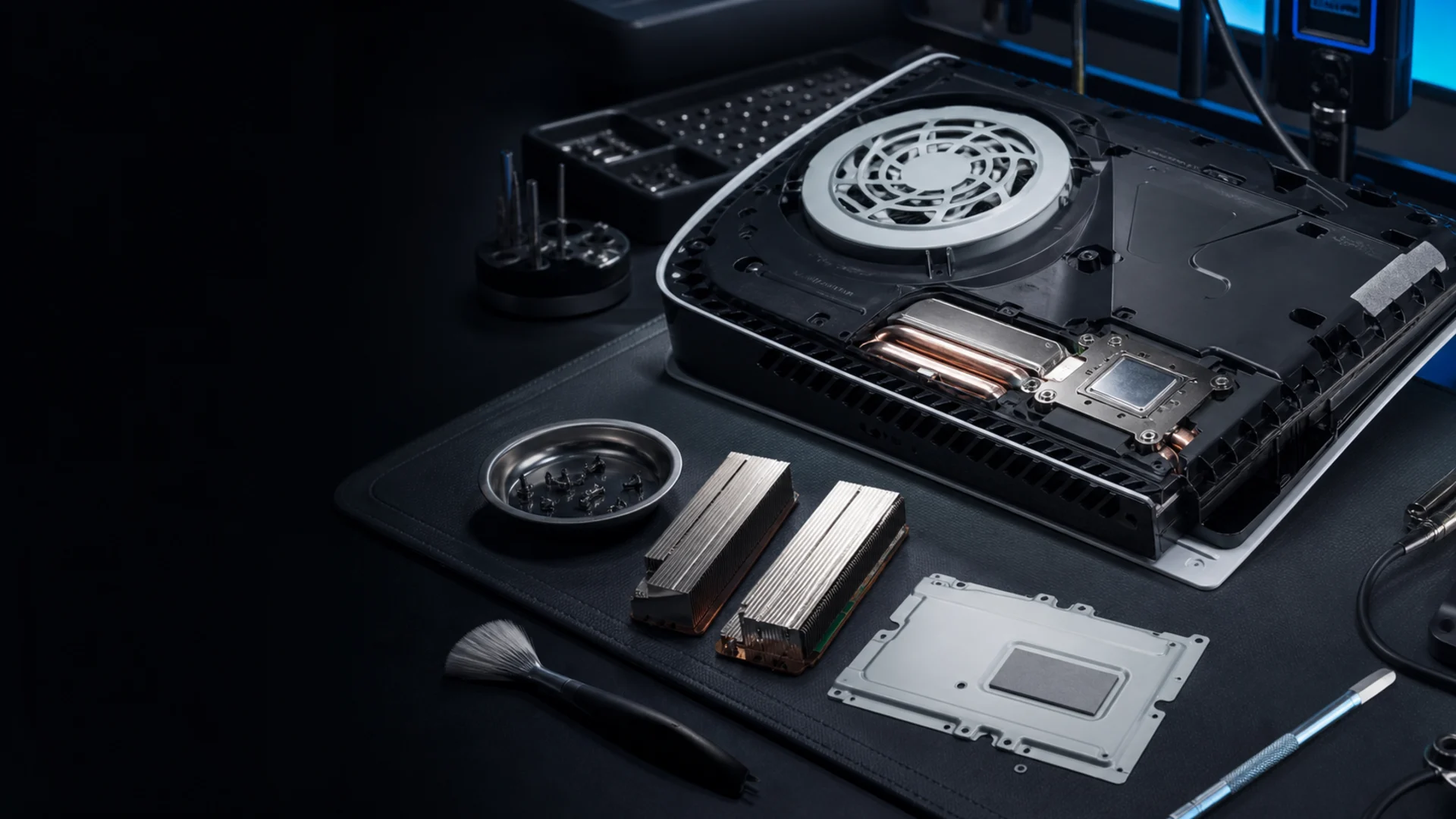 PlayStation 5 в разборе для чистки