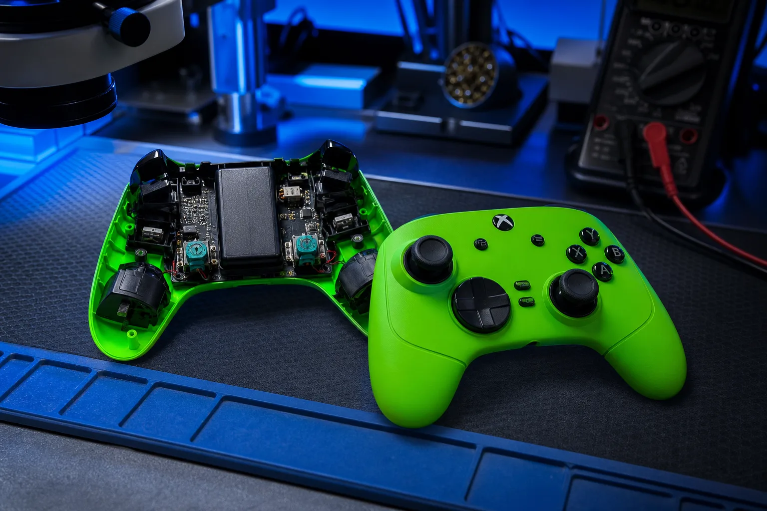Диагностика Razer Wolverine V3 Pro Esports Green