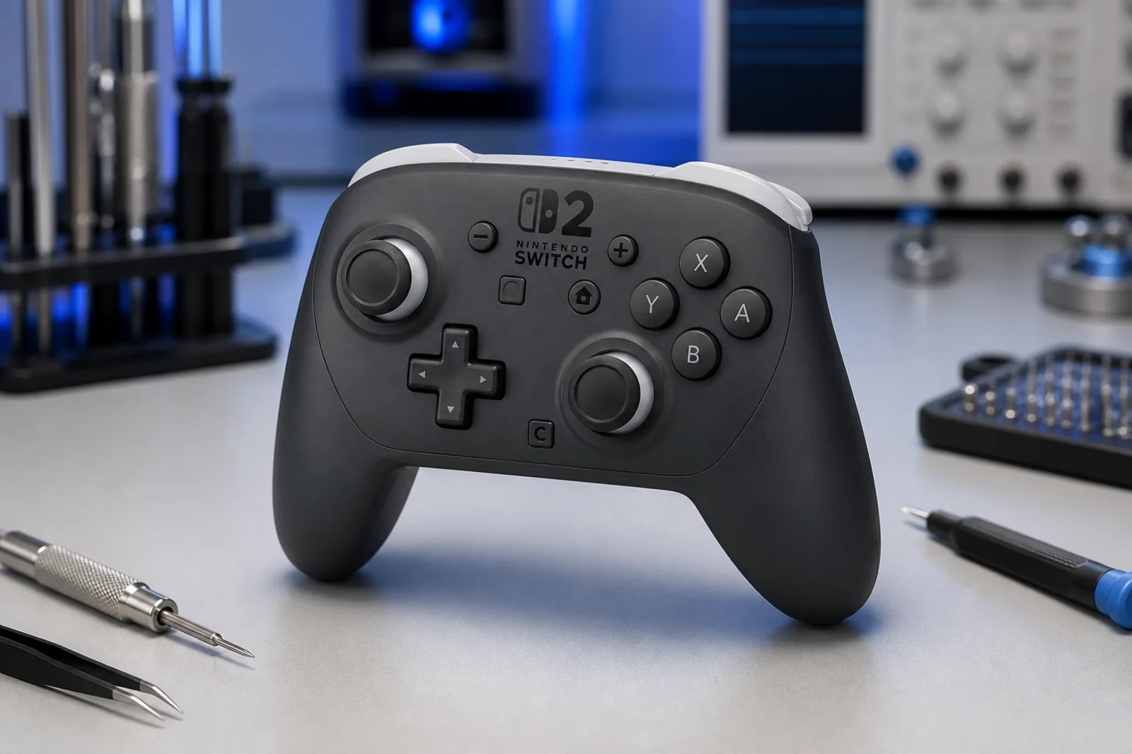 Switch 2 Pro Controller — лицевая сторона