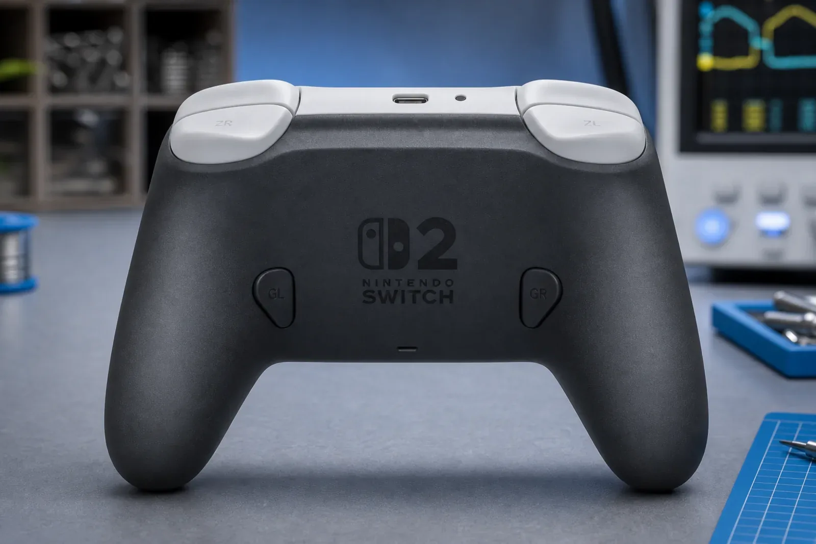 Switch 2 Pro Controller — задняя сторона