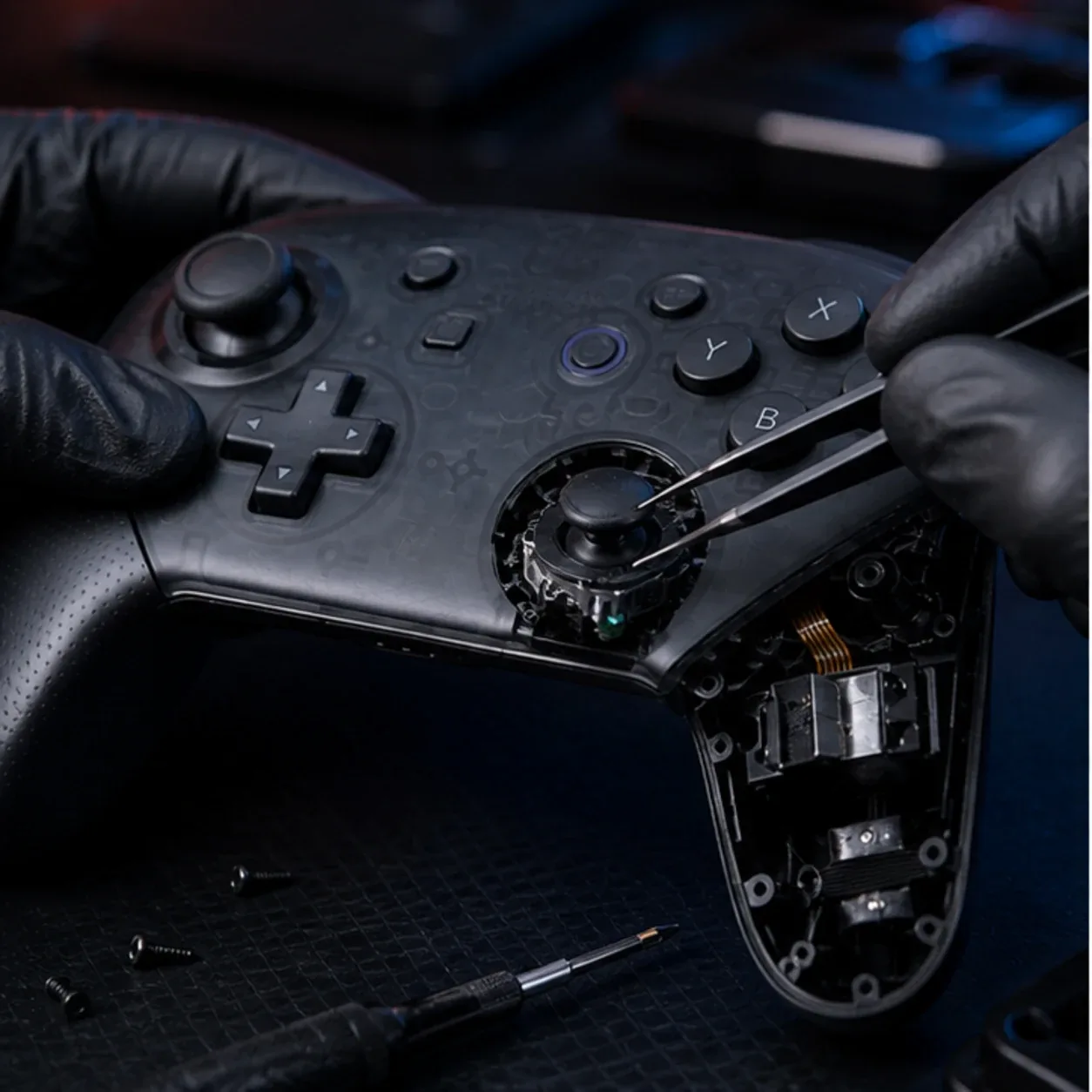 Проверяем стик Switch Pro Controller — диагностика Ремонт Nintendo Switch Pro Controller в Минске