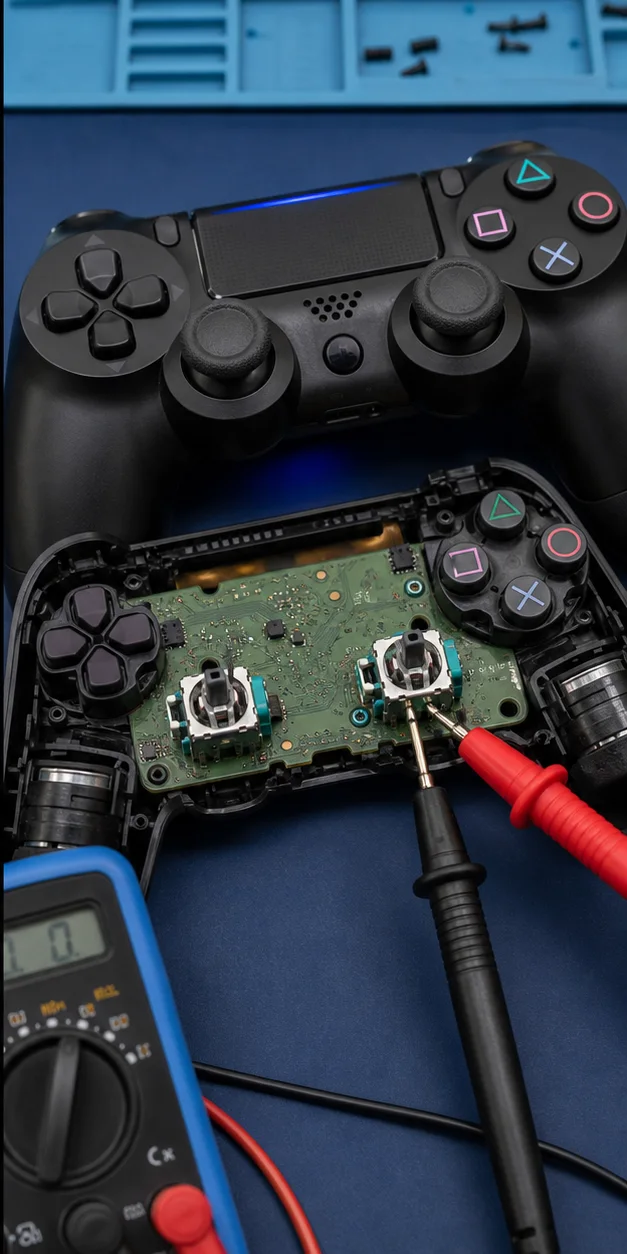 Проверяем механизм стика DualShock 4 — диагностика DualShock 4 в Минске