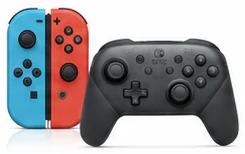 Nintendo Joy-Con и серый Pro Controller