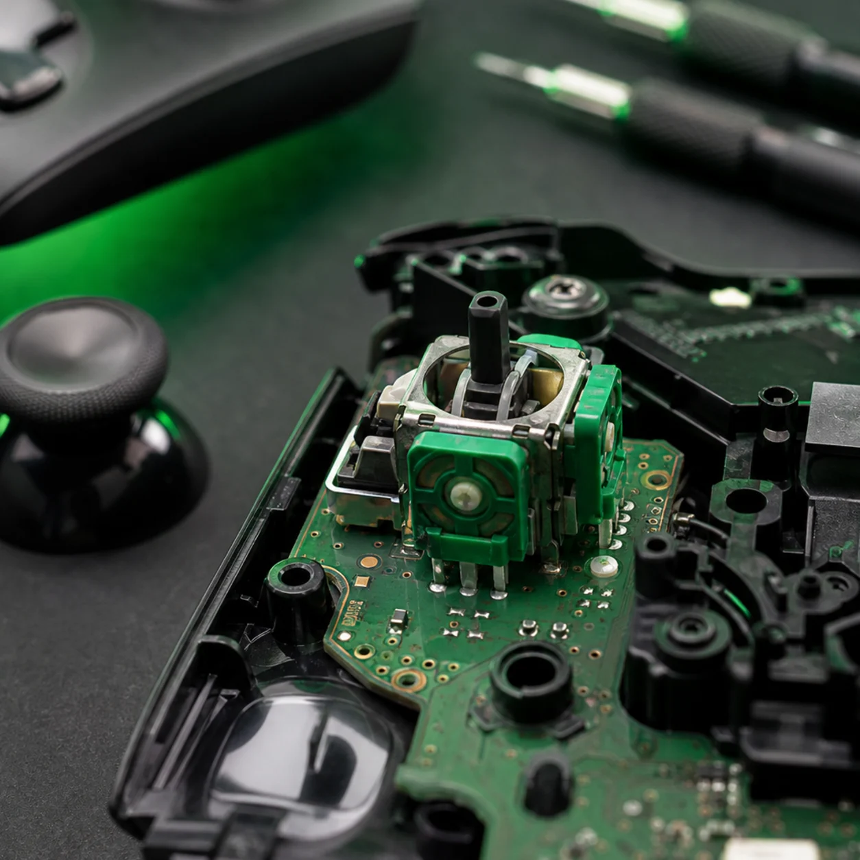 Проверяем механизм стика и калибровку — диагностика Xbox в Минске