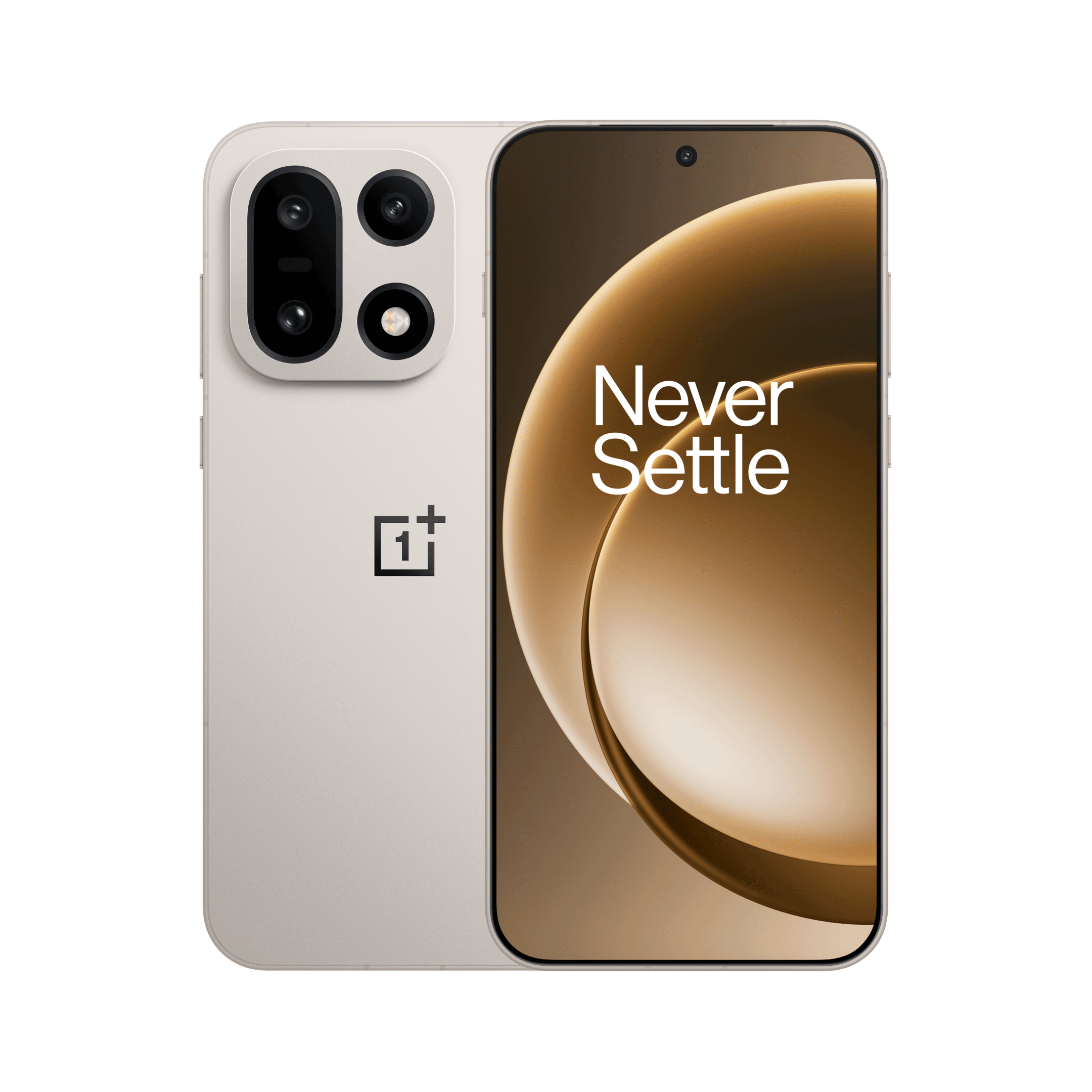 OnePlus 15 — вид спереди и сзади