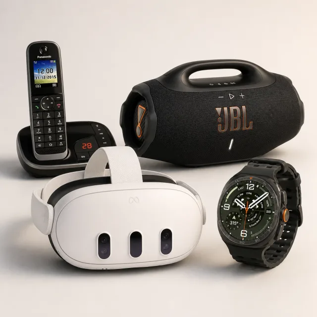 Meta Quest 3, Panasonic, Galaxy Watch Ultra2 и JBL Boombox 4